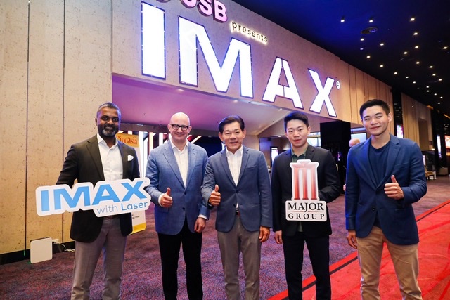 เมเจอร์ ไม่หยุดพัฒนาโรงหนัง นำเข้านวัตกรรมการดูหนังที่แตกต่าง กับระบบฉาย “IMAX with Laser”ที่คมชัดที่สุด บนจอที่ใหญ่ที่สุดในไทย   